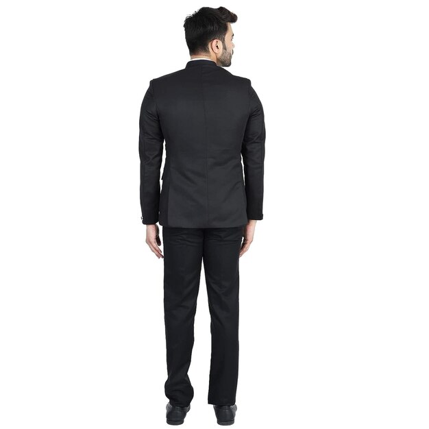 Suit de pecho único para hombres delgados y en forma