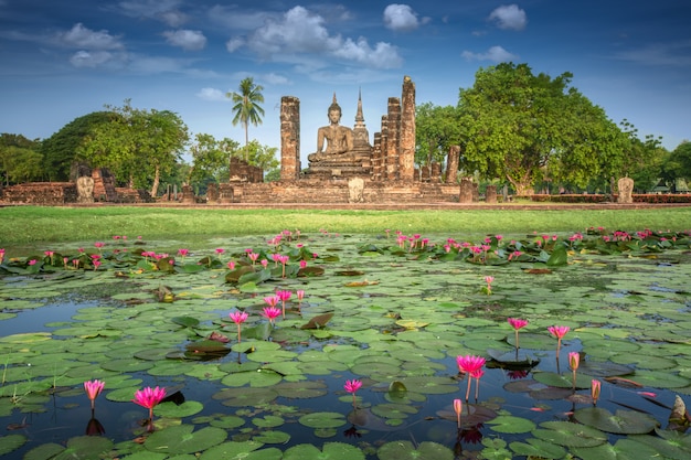 Sukhothai historischer Park in Sukhothai Thailand