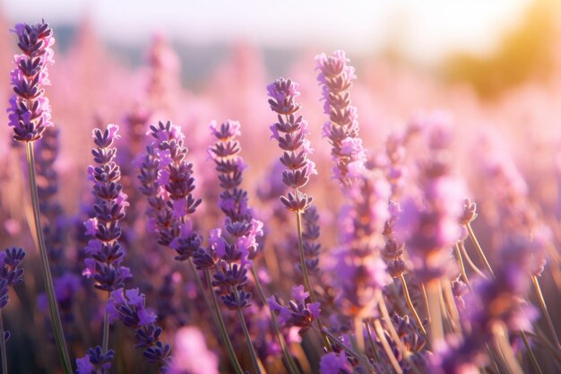 Sul da França Itália Lavanda Provence campo florescendo flores violetas aromáticas ervas roxas plantas