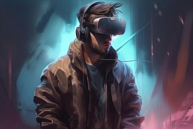 Sumérgete en el emocionante mundo de las aventuras virtuales con IA generativa de gafas VR