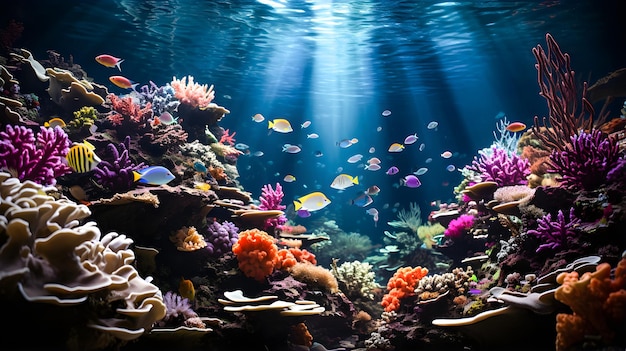 Sumérgete en la vida marina cautivando la vida submarina