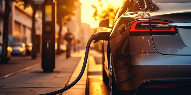 Suministro de energía generativa AI EV para estación de carga de automóviles eléctricos