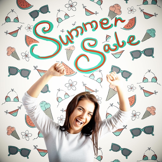 Summer Sales-Konzept
