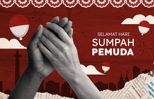 Sumpah pemuda colagem