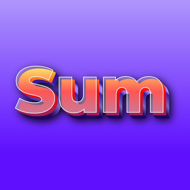 SumText-Effekt JPG-Farbverlauf lila Hintergrundkartenfoto