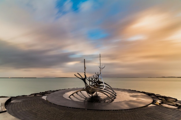 El Sun Voyager al atardecer