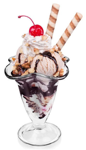 Sundae de sorvete