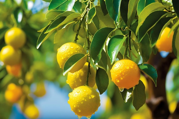 SunKissed Citrus Ripe Yellow Lemon Melhor fotografia de limão