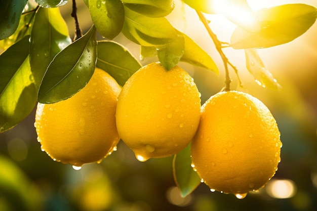 SunKissed Lemon Natures Citrus Jewel Melhor fotografia de imagens de limão