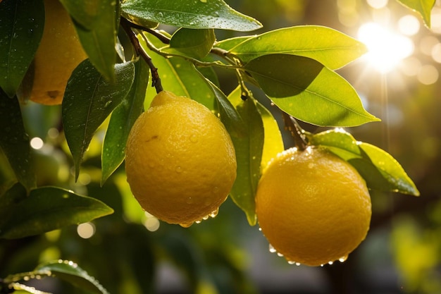 SunKissed Lemon Natures Citrus Jewel Melhor fotografia de imagens de limão