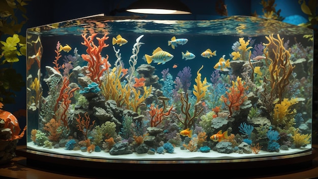 Sunlit Serenity Dr. Seuss Inspired Aquarium Bliss (Serenidade iluminada pelo sol)