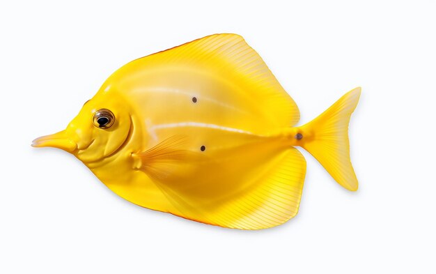 Sunny Glide Yellow Tang Schwimmen in aquatischer Pracht