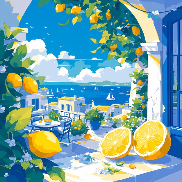 Sunny Lemon entkommt einer traumhaften Küstenlandschaft