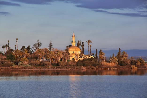 Sunrise, die Moschee in Larnaca, Zypern