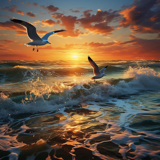 Sunset_at_sea_two_seagulls