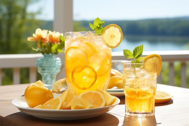 Sunshine Lemon Splash Vibrant Citrus Burst Mejor fotografía de imágenes de limón