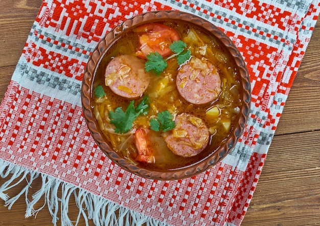 Supa de varza acra - Siebenbürgische Kohlsuppe, Nahaufnahme