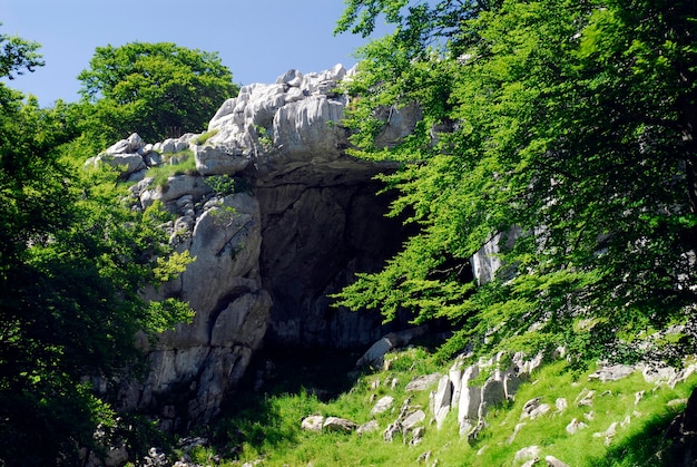 Supelegor-Höhle im Naturpark Gorbeia. Baskenland