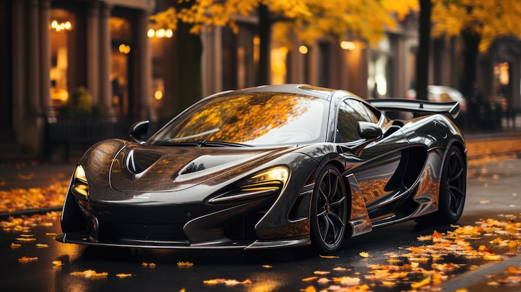 Foto super e papel de parede de fundo de carro esportivo