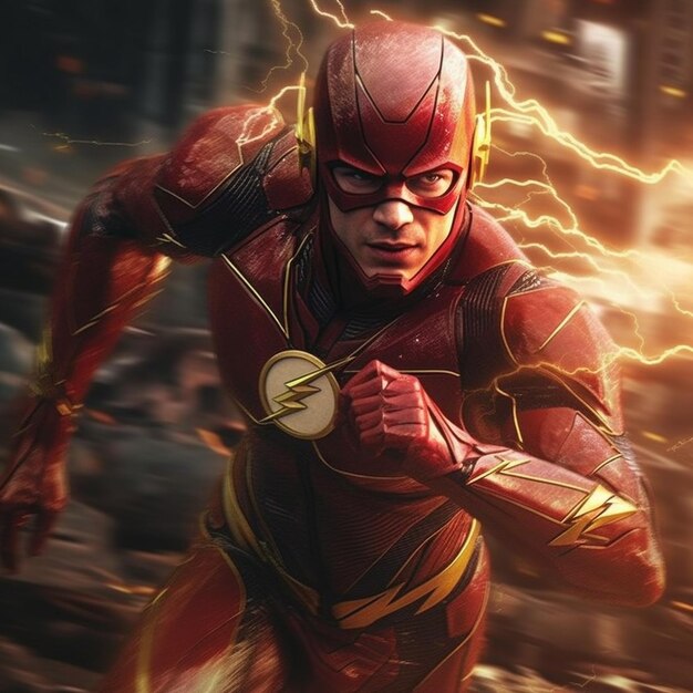 Foto super-heróis icônicos ilustrações e projetos celebrando iron man the flash e outros super-heróis