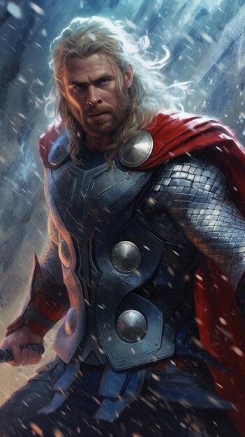 Foto super-heróis marvel thor desenho de armadura de personagens de quadrinhos