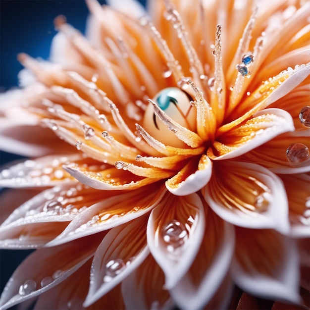 Super pollo calidad pixar miki asai fotografía macro primer plano hiper detallado tendencias en artes