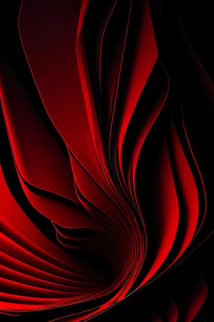 Superfície abstrata e texturas de fundo vermelho IA generativa