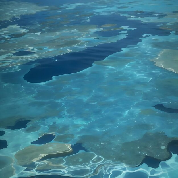 Superficie del agua de mar