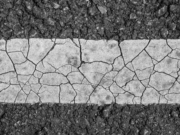 Foto superficie de asfalto de la carretera con líneas de fondo abstracto