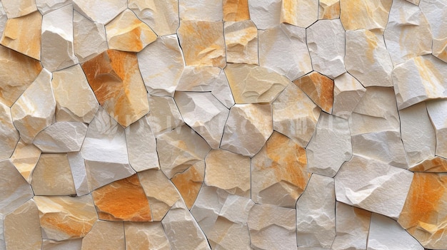 Superficie áspera de azulejos de mármol dispuestos en una pared
