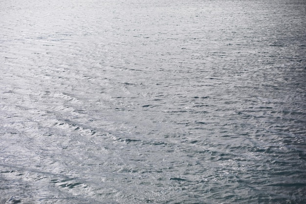 Superfície da água A textura da água Ondas no lago em tempo ventoso