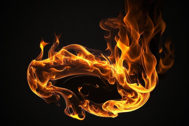 Superfície de chama de chama natural turva para fundo de chama