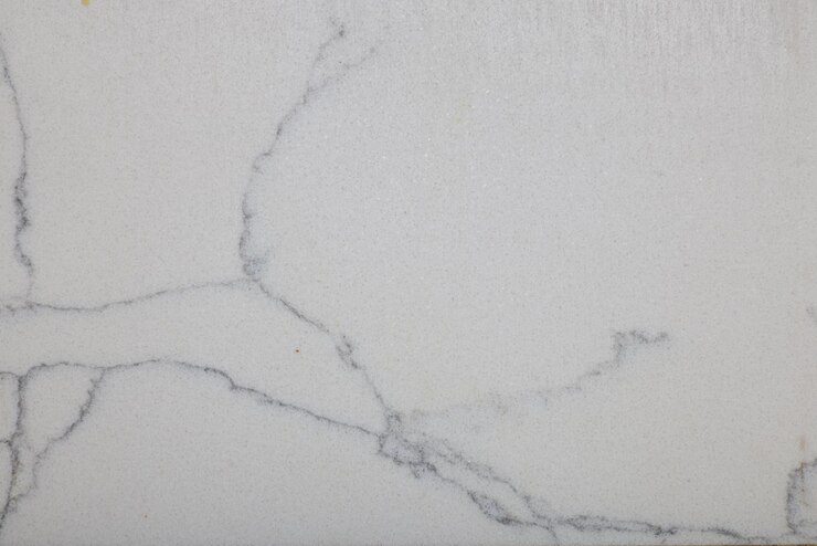 Foto superfície de mármore branco como fundo em close-up