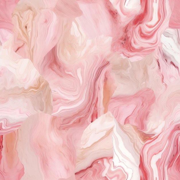 Superfície de mármore de pedra fundamental de ônix rosa com cores de gelo estabelecimento de pedra de quartzo limpo Padrão sem costura gerado por IA