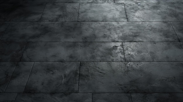 Superfície de piso de concreto sombrio AI Generated