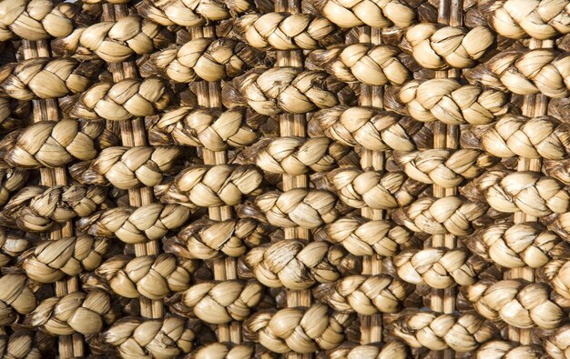 Superfície de rattan. Textura ou fundo