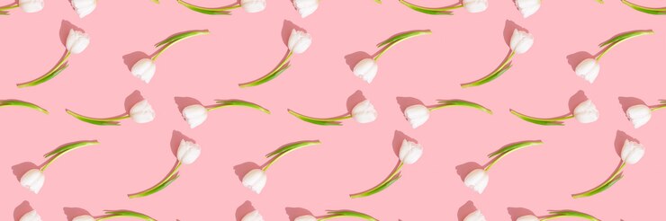 Foto superfície de tulipas pastel