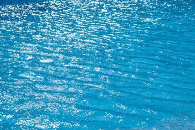 Superfície do fundo da onda azul da água
