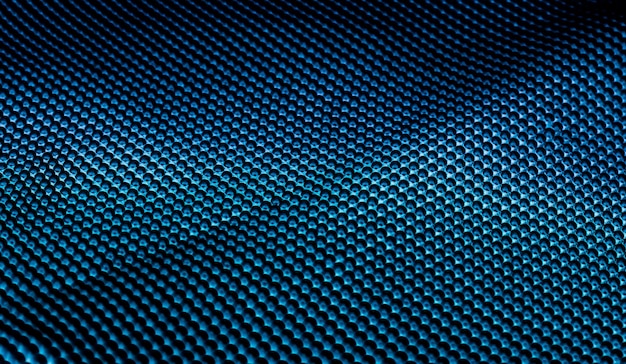 Foto superfície futurista de fundo abstrato metálico azul e material de alta tecnologia