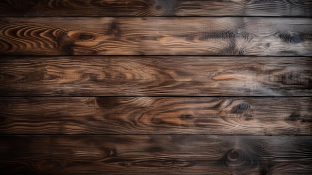 Superficie de madera sombría Superficie de madera tridimensional común Recurso creativo Generado por IA