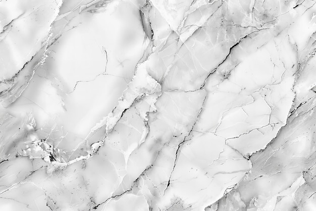 una superficie de mármol blanco con un fondo blanco y negro