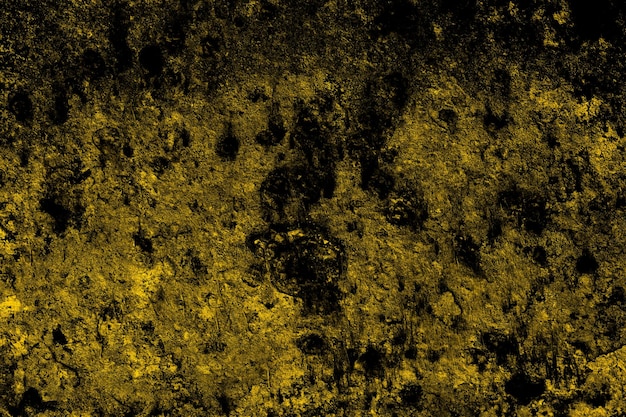 Superficie de metal antiguo de color amarillo oscuro texturizado grunge abstracto