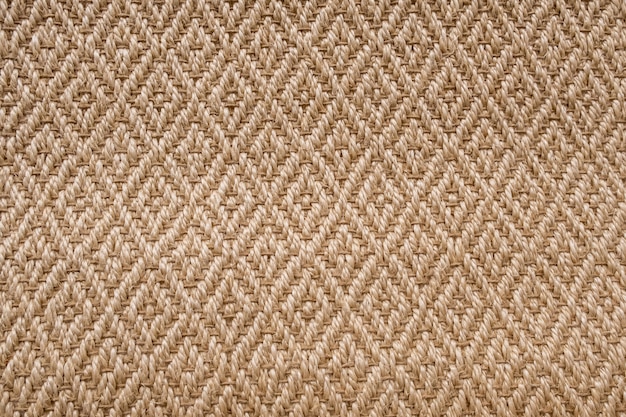 Foto superfície natural do matting do sisal, fundo da textura.