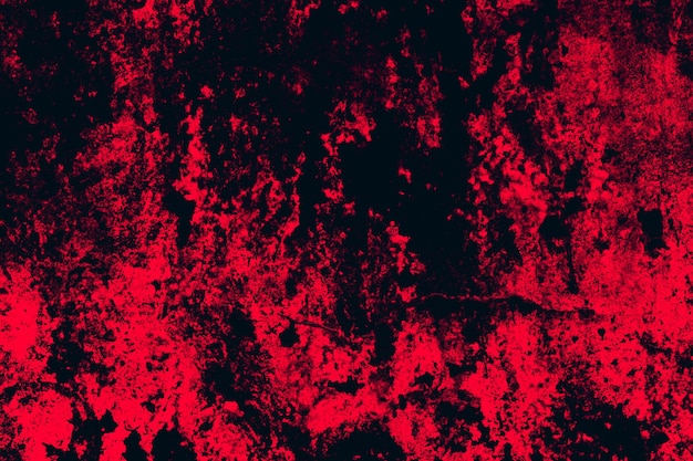 Foto superficie de pared de hormigón vieja abandonada con textura roja rústica para fondo de textura abstracta