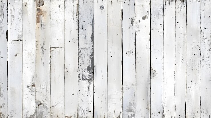 Superficie de pared de tabla de madera blanca desgastada