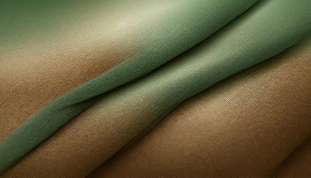 Superficie de tela verde marrón Gradiente colores de oliva Fondo de tela abstracto con espacio para el diseño Puede...