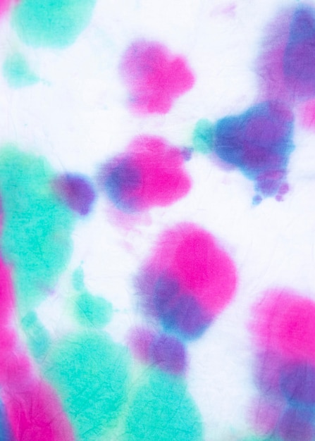 Foto superficie textil de teñido anudado colorido
