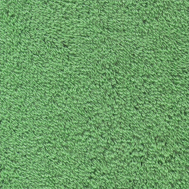 Superfície textural de toalha verde