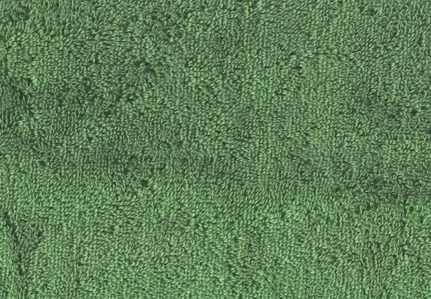 Superfície textural de toalha verde