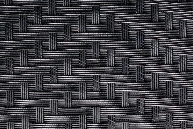 Superficie texturizada de cuerdas de nailon entrelazadas.